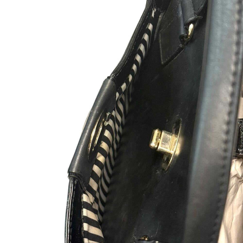 Kate Spade Hampton Road Davis Tote Shoulder Bag in Black - Smooth Leather - Picture 4 of 11